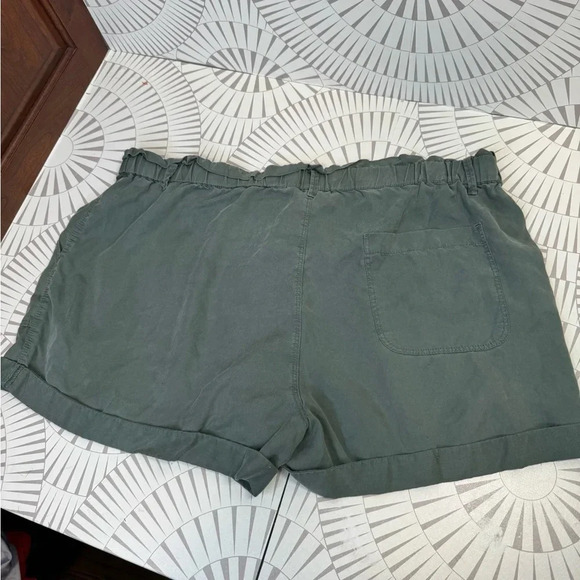 Aerie Women’s Pull On Elastic Waist Shorts‎ Size XL Green - Picture 4 of 7